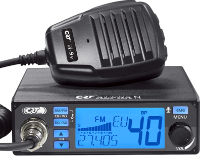 CRT ALPHA N, transceptor cb am/fm